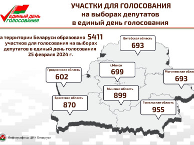 Завершился этап образования участков для голосования по выборам депутатов в единый день голосования
