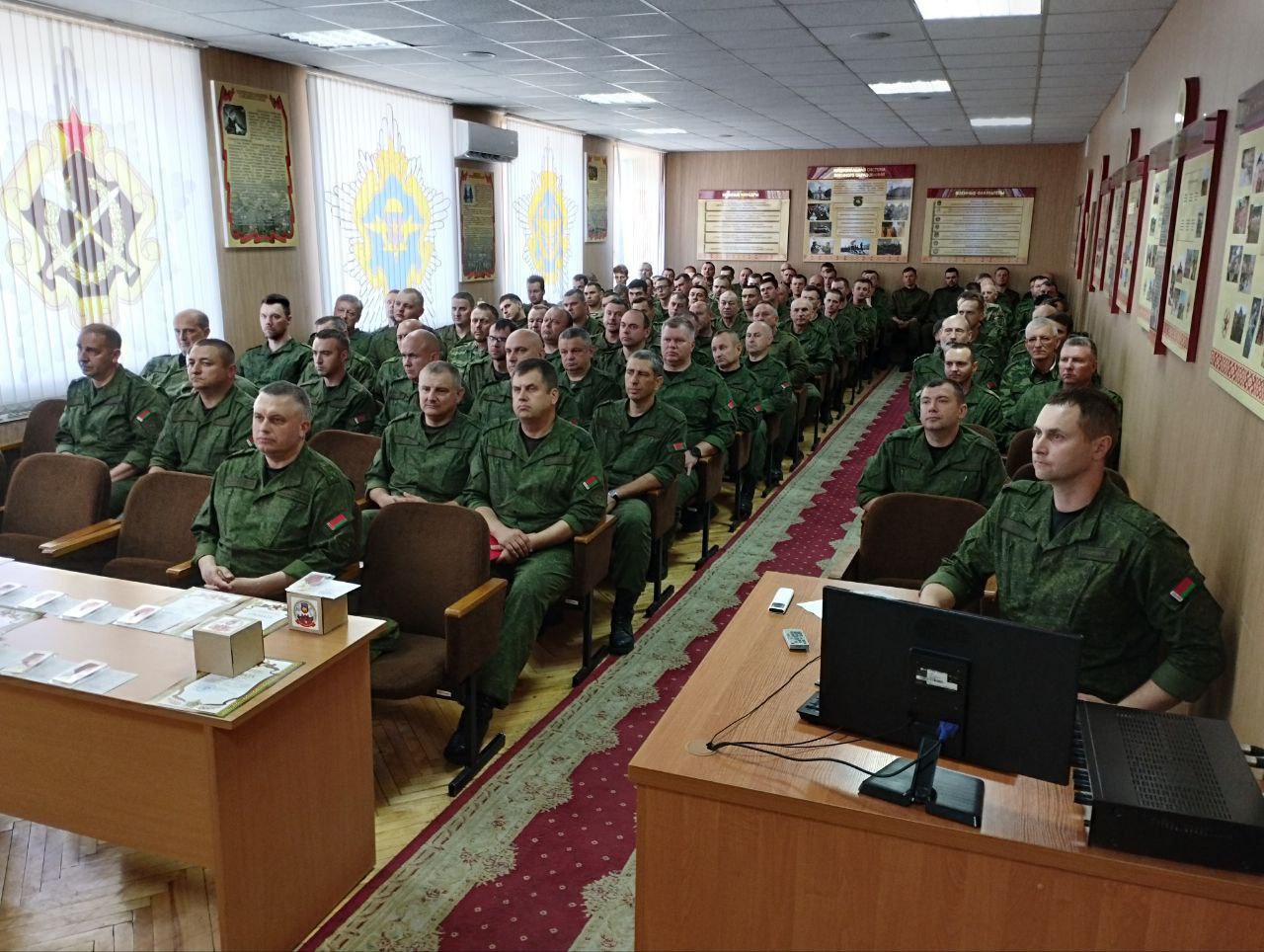 В военном комиссариате Брестской области подвели итоги мобилизационного учения