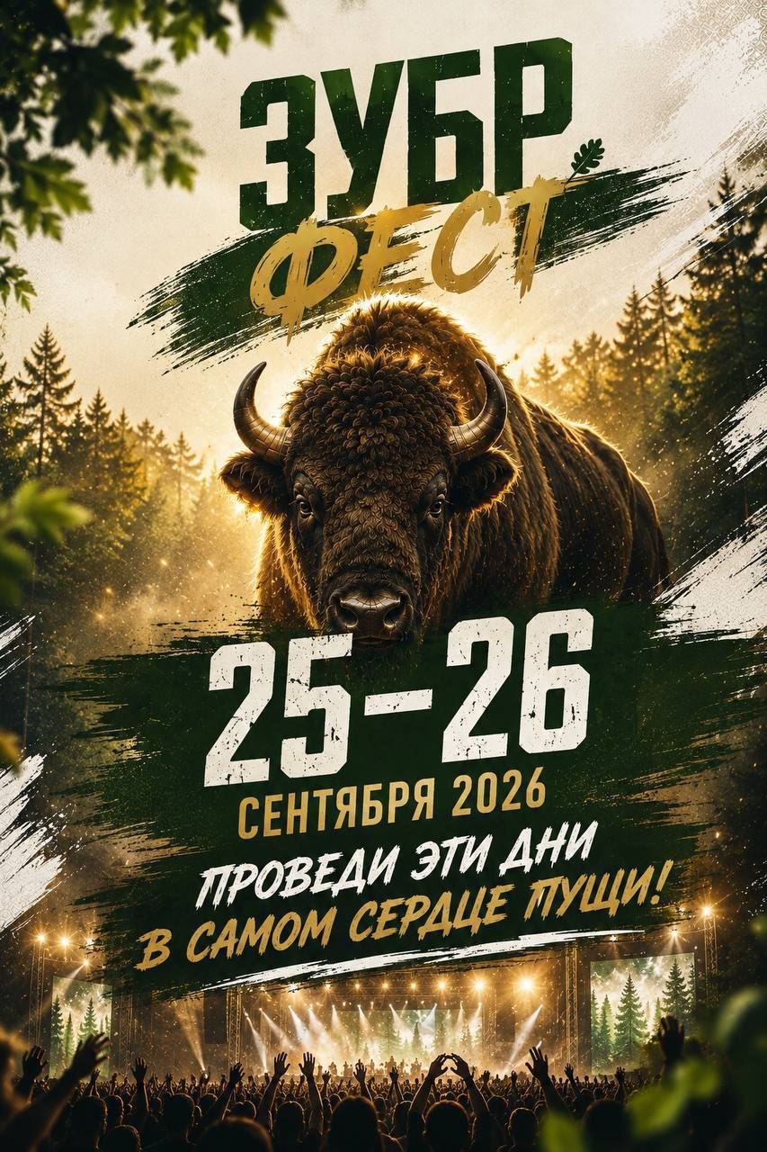 В Национальном парке «Беловежская пуща» стартовал масштабный экологический фестиваль «Зубр-фест»